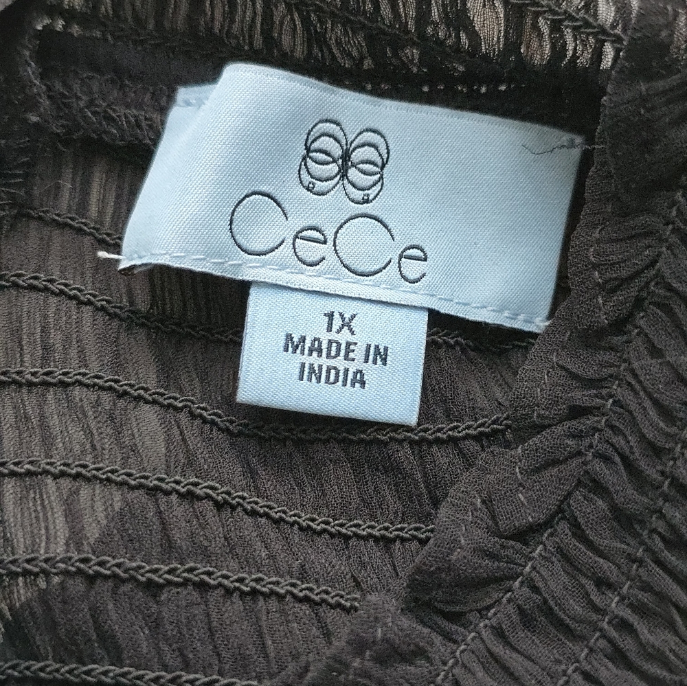 CeCe Black Long Sleeve Dress - Picture 8 of 12
